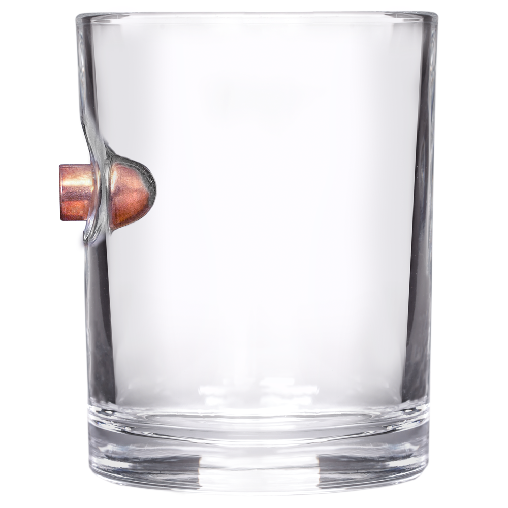 .45 Caliber Bullet Whiskey Glass