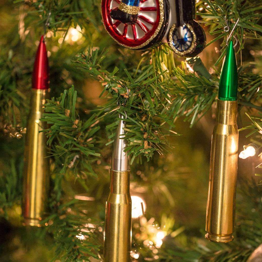 .50 Caliber Christmas Ornament Set