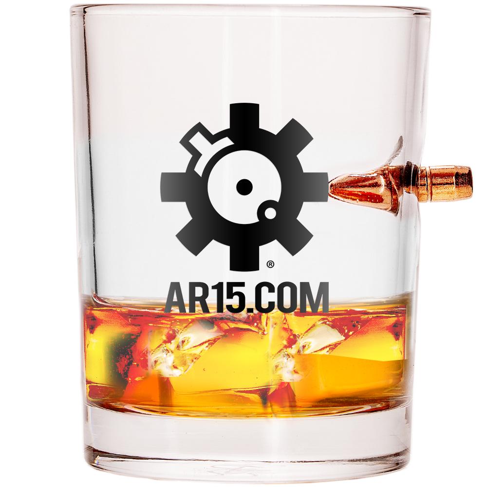 Special AR15.COM Edition .308 Bullet Whiskey Glass (Set of 2)