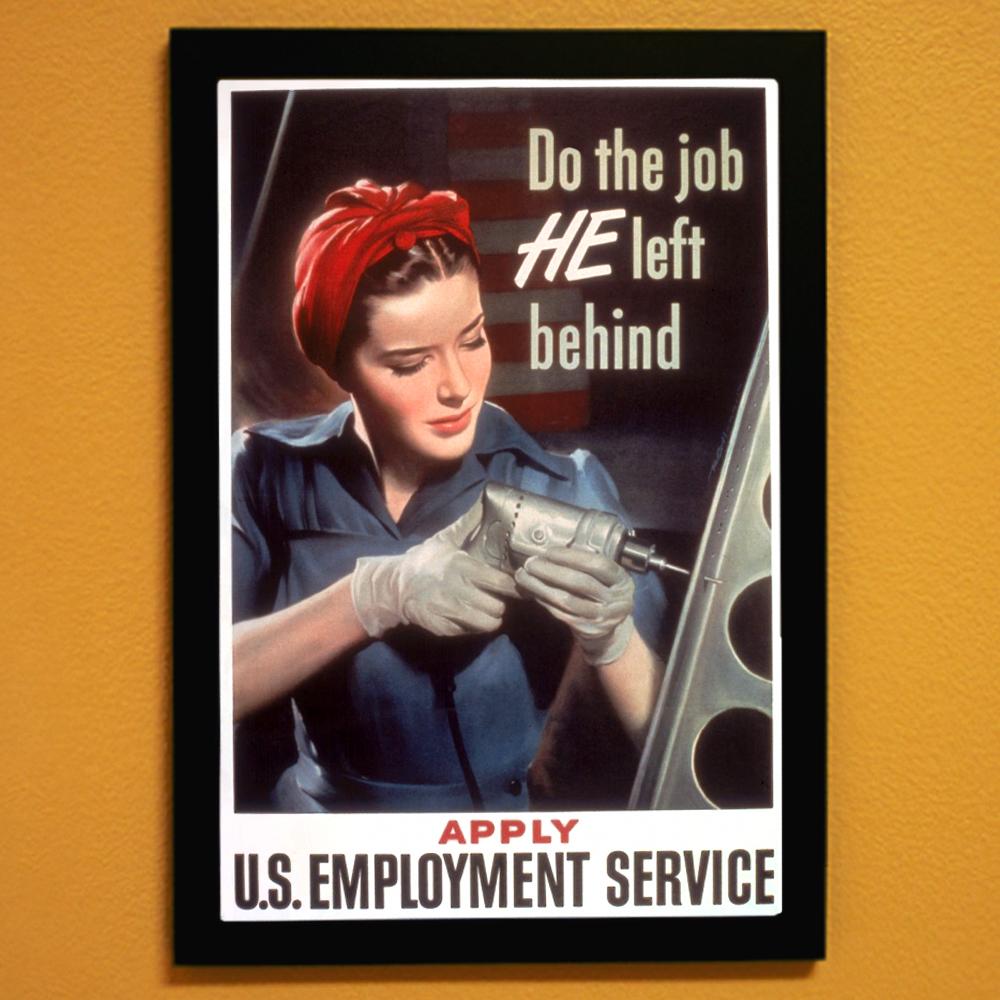 Do The Job He Left Behind World War II Poster