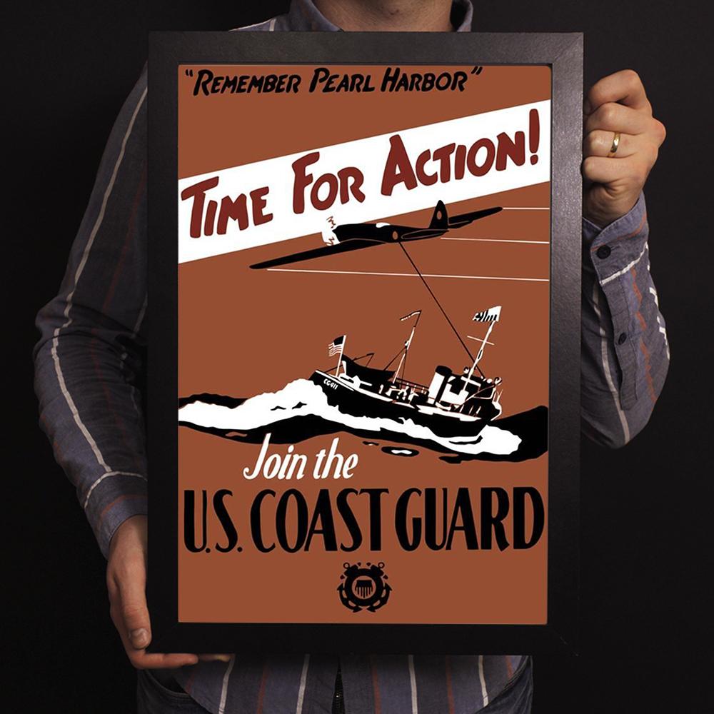 Time for Action! World War II Poster
