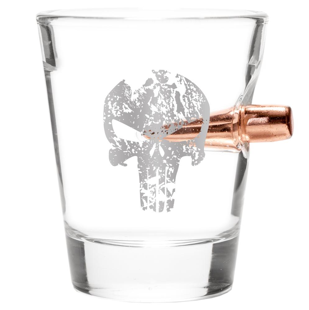 .308 Bullet Shot Glass – Punisher