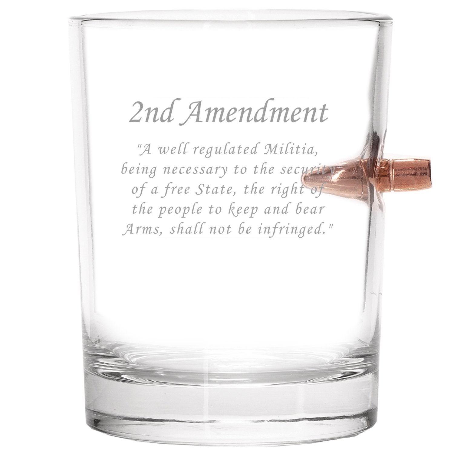 .308 Bullet Whiskey Glass - 2nd Amendment