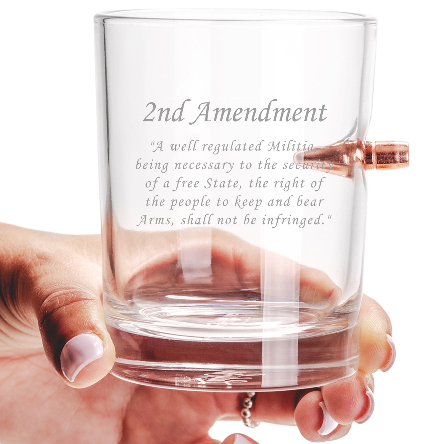 .308 Bullet Whiskey Glass - 2nd Amendment
