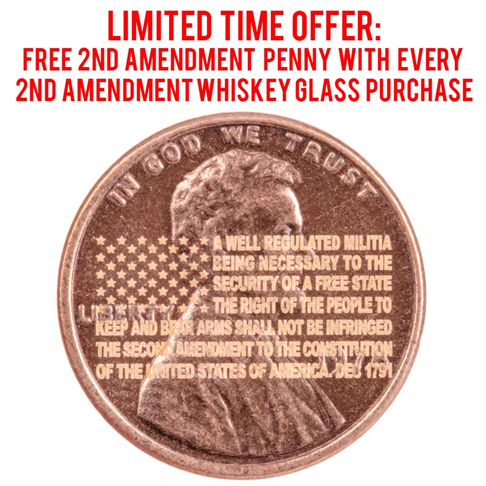 .308 Bullet Whiskey Glass - 2nd Amendment
