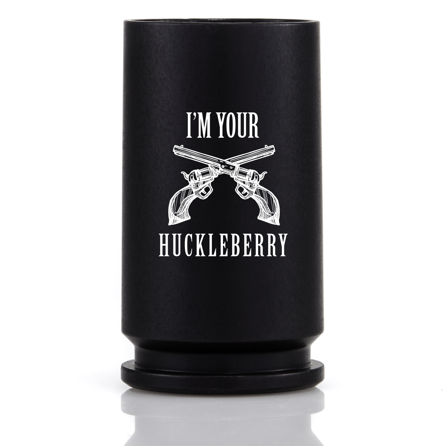30MM A-10 Warthog "I'm Your Huckleberry" Shot Glass - Black