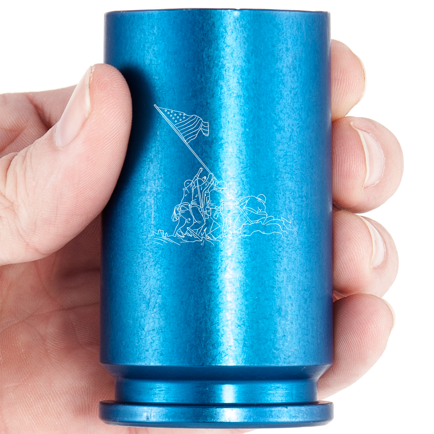 30MM A-10 Warthog Iwo Jima Shot Glass - Blue