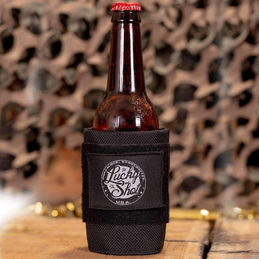 Tactical Velcro Drink Sleeve W/ 2 Embroidered Patches